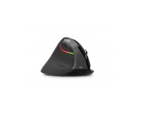 Urban Factory ERGO PRO - souris - vertical - 2.4 GHz, Bluetooth 5.0 - noir, pour gaucher