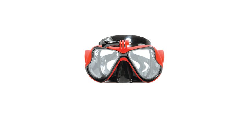 ACTIVEON ACM10DG masque de plongée Noir, Rouge