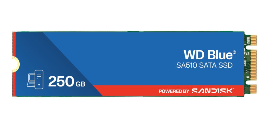 SanDisk Blue WD SA510 250 Go M.2 Série ATA III