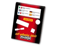 Markin X12506RIM etichetta autoadesiva Rimovibile Bianco 10500 pz