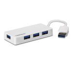 Trendnet TU3-H4E hub & concentrateur 5000 Mbit/s Blanc