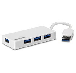 Trendnet TU3-H4E hub & concentrateur 5000 Mbit/s Blanc