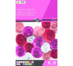 PAPIER COULEUR RECYCLÉ, Bloc de 30 feuilles 120g/m2 au format 21x29,7cm - Assortiment