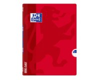 Cahier Oxford OpenFlex 24x32cm grands carreaux Seyès 140 pages agrafées couverture polypro coloris assortis