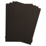 Paquet de 50 feuilles à dessin à grains Tulipe, papier Noir 160g teinté dans la masse