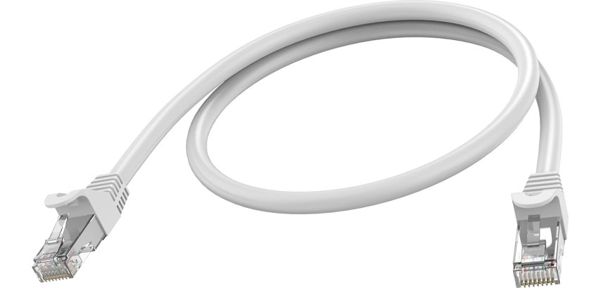 Vision TC 0.5MCAT6A câble de réseau Blanc 0,5 m Cat6a U/UTP (UTP) Rond