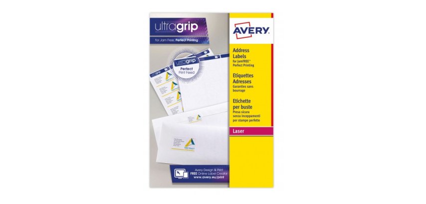 Etiquette SPECIAL pour timbres, 63,5 x 33,9 mm, blanc