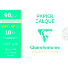 Papier Calque pochette 10F A3 90/95g