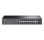 OMADA ES220GP commutateur réseau Géré Gigabit Ethernet (10/100/1000) Connexion Ethernet, supportant l'alimentation via ce port (PoE) Noir