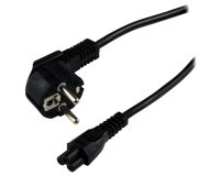 MCL Power Cord Terre Black 2.0m Noir 2 m Prise d'alimentation type F Coupleur C5