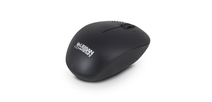 Urban Factory Free ratón Oficina Ambidextro RF inalámbrico Óptico 1000 DPI