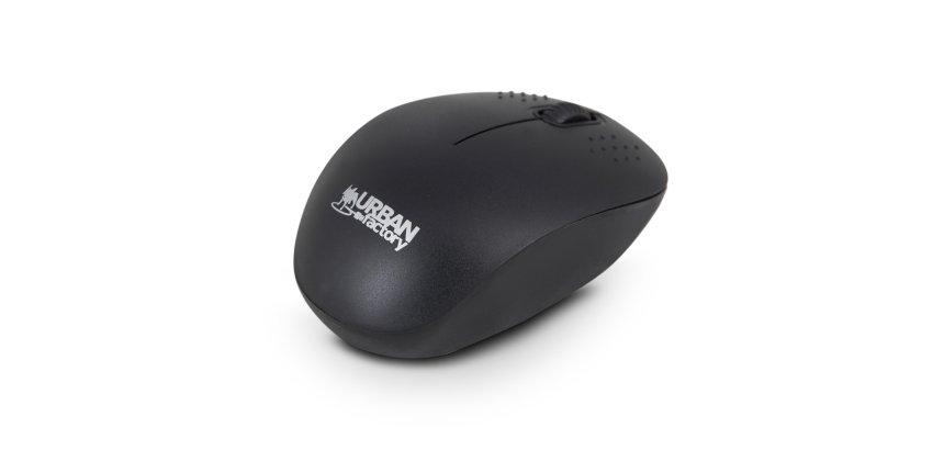 Urban Factory Free ratón Oficina Ambidextro RF inalámbrico Óptico 1000 DPI