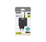 Port Designs 900096B-EU chargeur d'appareils mobiles Smartphone, Tablette Blanc Secteur Charge rapide Intérieure