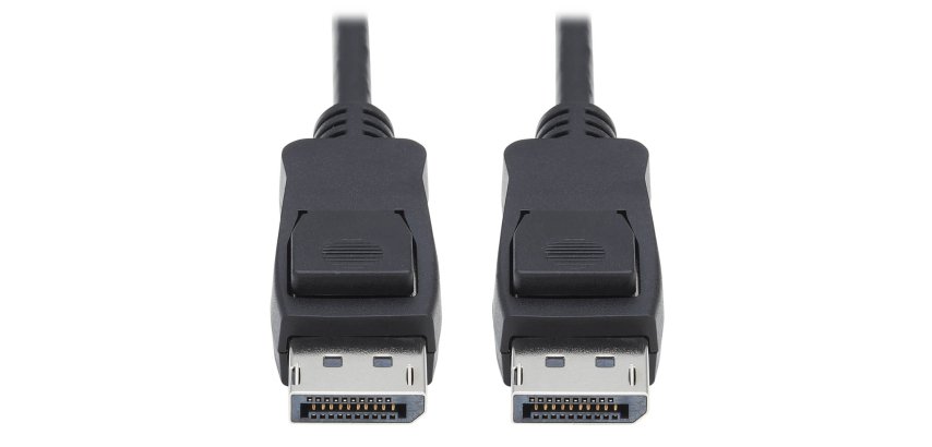 Tripp Lite P580-010-V4 Cable DisplayPort 1.4 con Conectores de Seguridad - 8K UHD, HDR, 4:2:0, HDCP 2.2, M/M, Negro, 3.05 m [10 pies]