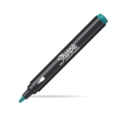 Marqueur sharpie creatif pointe ogive trait 2,5mm      encre acrylique coloris vert  emeraude