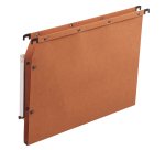 Dossier suspendu l'oblique azv ultimate kraft 240g armoire entraxe 330mm h275mm fond 15 porte-étiquette boîte 25 unités
