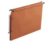 Dossier suspendu l'oblique azv ultimate kraft 240g armoire entraxe 330mm h275mm fond 15 porte-étiquette boîte 25 unités