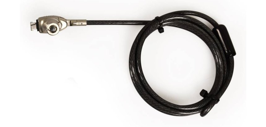 Port Designs PORT Connect 901224 câble antivol Noir, Argent 2 m
