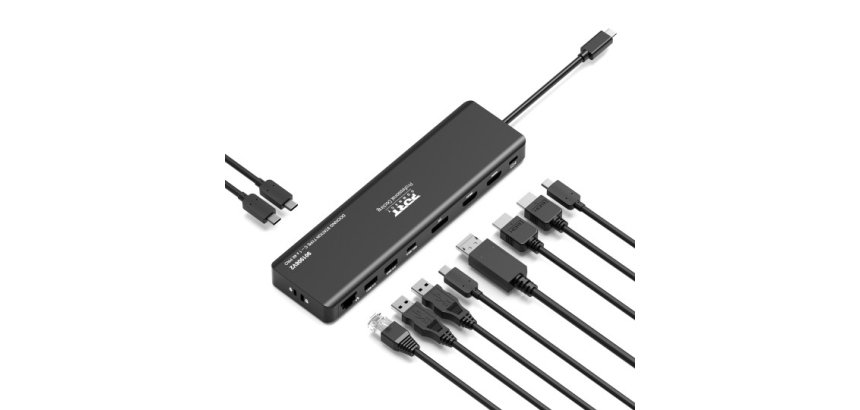 Port Designs PORT Connect 901906V2EU station d'accueil Avec fil USB 3.2 Gen 2 (3.1 Gen 2) Type-C Noir