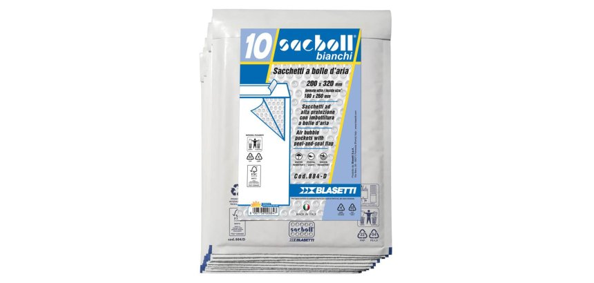 Blasetti Sacboll Bianchi envelope White 10 pc(s)