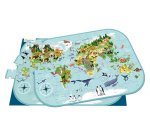 Puzzle éducatif, Planisphère - Multicolore