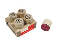 Collection Maîtresse, tampon appréciations textes - Marron