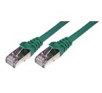 MCL Cable RJ45 Cat6 0.5m Green câble de réseau Vert 0,5 m F/UTP (FTP) Rond