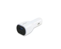 DICOTA D31932 chargeur d'appareils mobiles Ordinateur portable, Smartphone, Tablette Blanc Allume-cigare Auto