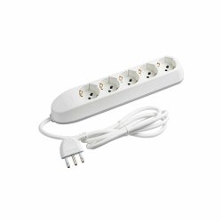 bticino 3685D prolunghe e multiple 1,5 m 5 presa(e) AC Interno Bianco