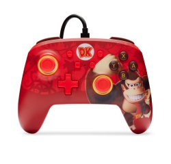 PowerA Enhanced Rojo USB Gamepad Analógico/Digital Nintendo Switch, Nintendo Switch OLED