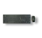 MCL ACK-2012W/N clavier Souris incluse Universel RF sans fil AZERTY Français Noir