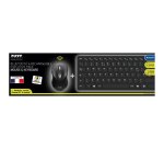 Port Designs 900907RUK clavier Souris incluse Maison Bluetooth Anglais britannique Noir