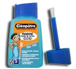 Colle marine cléopâtre papiers cartons fins lavable sans solvant coloris bleuté flacon 80g