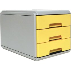 ARDA 19P3PPASG desk drawer organizer Yellow