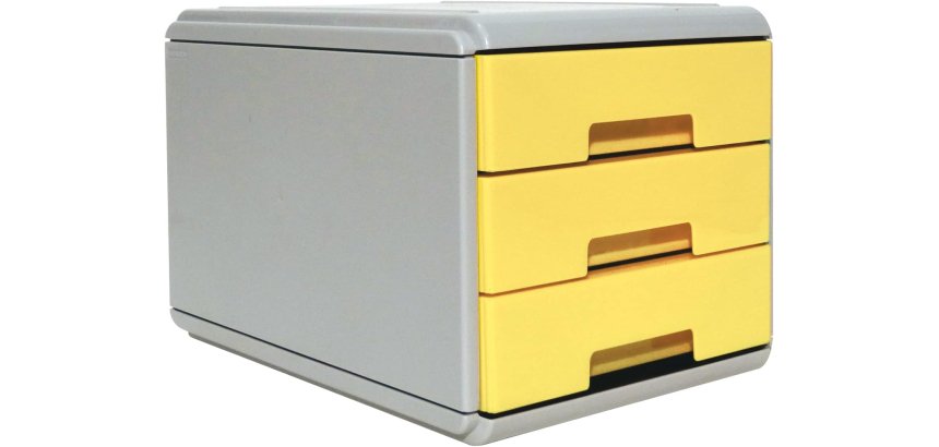 ARDA 19P3PPASG organizzatore per cassetto di scrivania Giallo