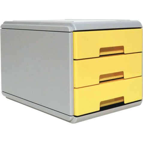 ARDA 19P3PPASG organizzatore per cassetto di scrivania Giallo