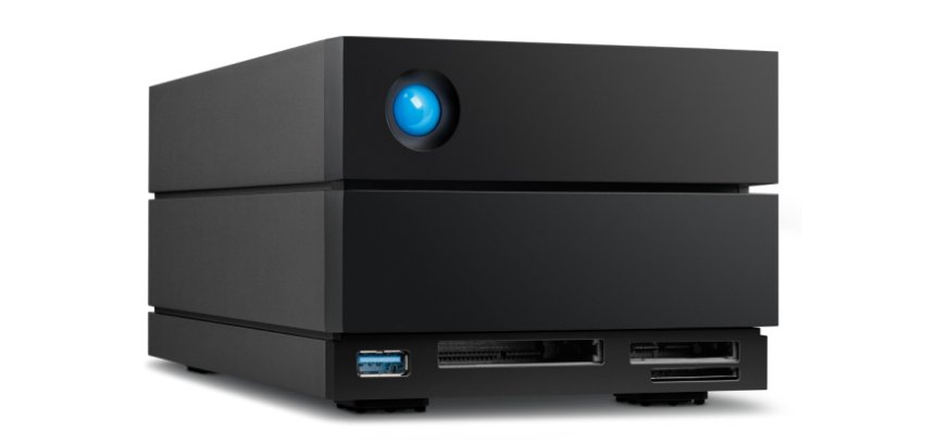 LaCie 2BIG DOCK boîtier de disques 16 To Bureau Noir