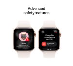 Apple Watch Series 11 GPS 42mm Rose Gold Aluminium Case with Light Blush Sport Band - S/M