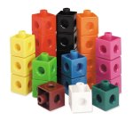 Atelier cube learning resources unicubes 2 cm       plastique 500 cubes a         assembler et 1 guide