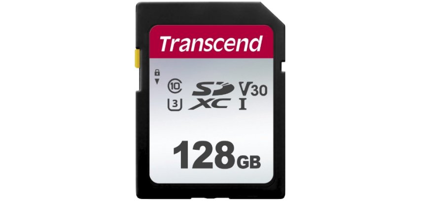 Transcend SD Card SDXC 300S 128GB