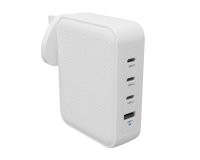 HYPER HJ1001WHWWGL chargeur d'appareils mobiles Manette de jeux, Téléphone portable, Netbook, Ordinateur portable, Smartphone, Tablette Blanc Secteur Charge rapide Intérieure