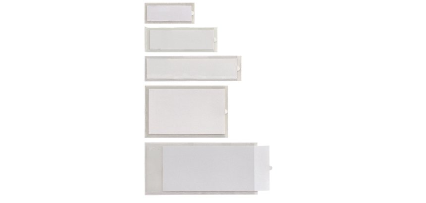 SEI Rota 320414 porta biglietti Trasparente, Bianco A4