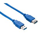 Hamlet XCU3A-MF30 cavo USB USB 3.2 Gen 1 (3.1 Gen 1) 3 m USB A Blu