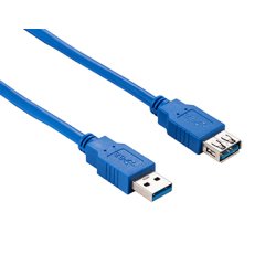 Hamlet XCU3A-MF30 cavo USB USB 3.2 Gen 1 (3.1 Gen 1) 3 m USB A Blu