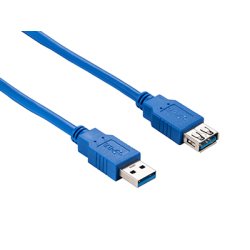 Hamlet XCU3A-MF30 cavo USB USB 3.2 Gen 1 (3.1 Gen 1) 3 m USB A Blu