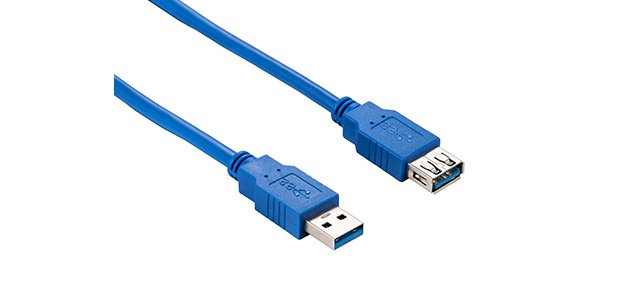 Hamlet XCU3A-MF30 cavo USB USB 3.2 Gen 1 (3.1 Gen 1) 3 m USB A Blu