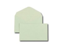 Enveloppe gpv election recyclee 90x140mm 80g patte   triangulaire non gommee vert  boite 500 unites