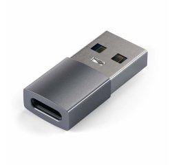 Satechi ST-TAUCM changeur de genre de câble USB-A USB-C Gris
