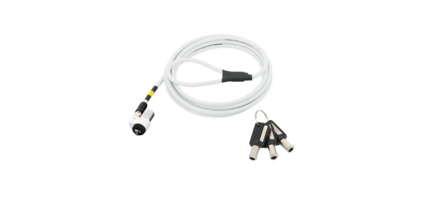 Mobilis 001326 câble antivol Blanc 1,8 m