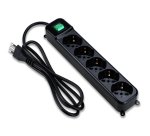 Tecnoware FMP5IIG prolunghe e multiple 1,5 m 5 presa(e) AC Interno Nero, Verde